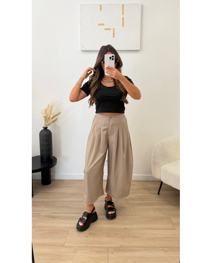 Bermuda long Taupe best
