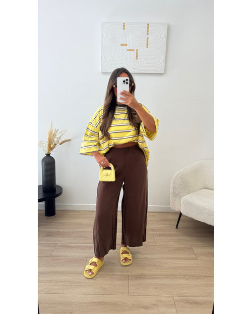 Bermuda Long Viscose Noir