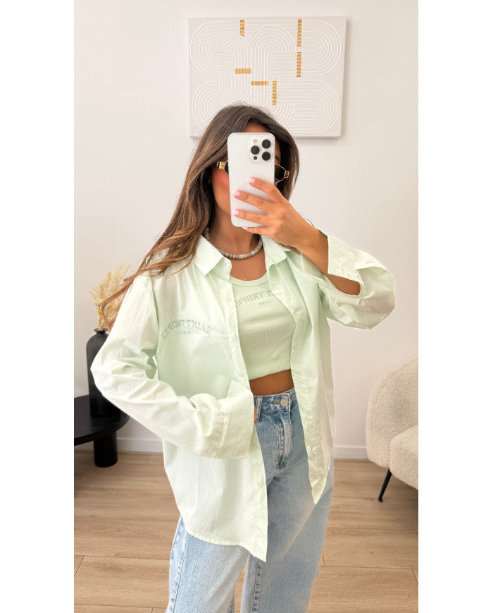 Chemise + Top Saint tropez Vert