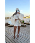 Ensemble Cosy Crochet Beige