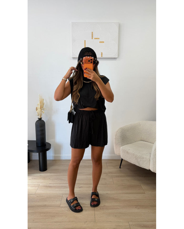 Ensemble short Cosy Noir