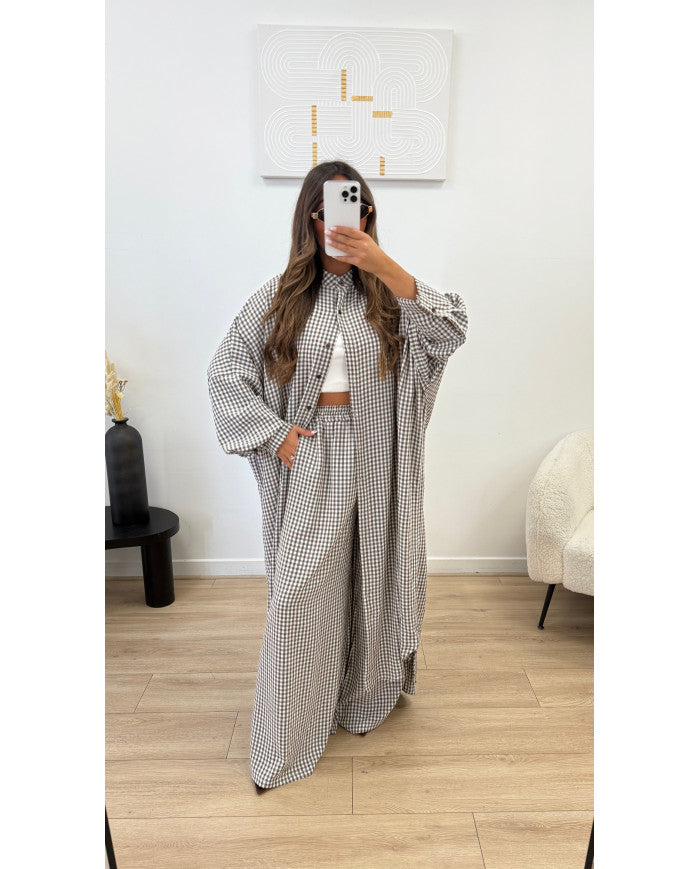 Ensemble tunique Marrakech Taupe