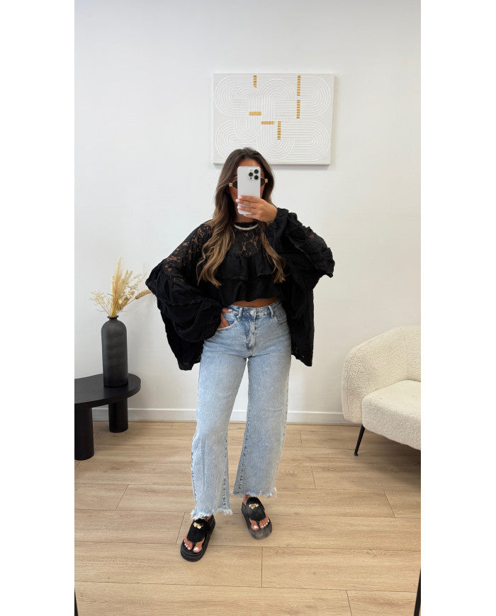 Haut Zimmer dentelle noir