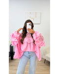 Haut Zimmer dentelle rose