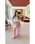 Pantalon rayé Cochella soleil Multi